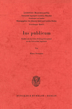 Ius publicum Ius publicum
