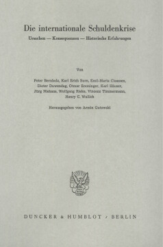 Die internationale Schuldenkrise Die internationale Schuldenkrise