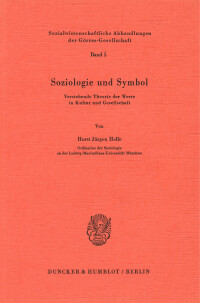 Soziologie und Symbol