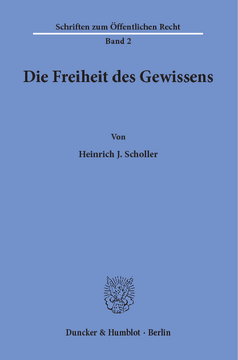 Die Freiheit des Gewissens Die Freiheit des Gewissens