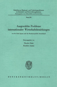 Ausgewählte Probleme internationaler Wirtschaftsbeziehungen