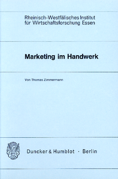 Marketing im Handwerk Marketing im Handwerk