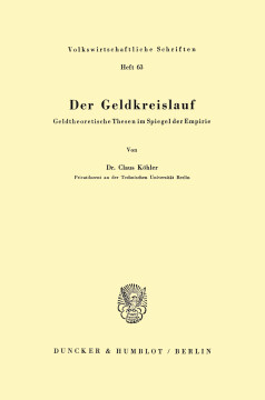 Der Geldkreislauf Der Geldkreislauf