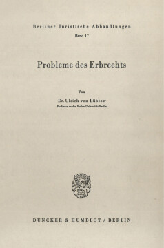 Probleme des Erbrechts Probleme des Erbrechts
