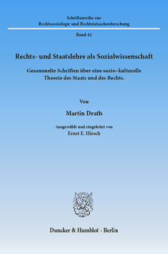 Rechts- und Staatslehre als Sozialwissenschaft Rechts- und Staatslehre als Sozialwissenschaft