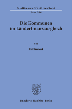 Die Kommunen im Länderfinanzausgleich Die Kommunen im Länderfinanzausgleich