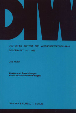 Messen und Ausstellungen als expansive Dienstleistungen Messen und Ausstellungen als expansive Dienstleistungen