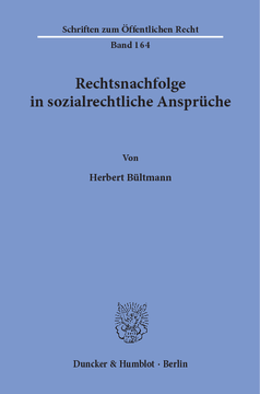 Rechtsnachfolge in sozialrechtliche Ansprüche Rechtsnachfolge in sozialrechtliche Ansprüche