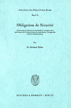 Obligation de Sécurité Obligation de Sécurité