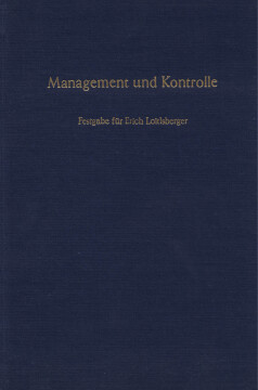 Management und Kontrolle Management und Kontrolle