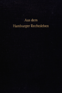 Aus dem Hamburger Rechtsleben