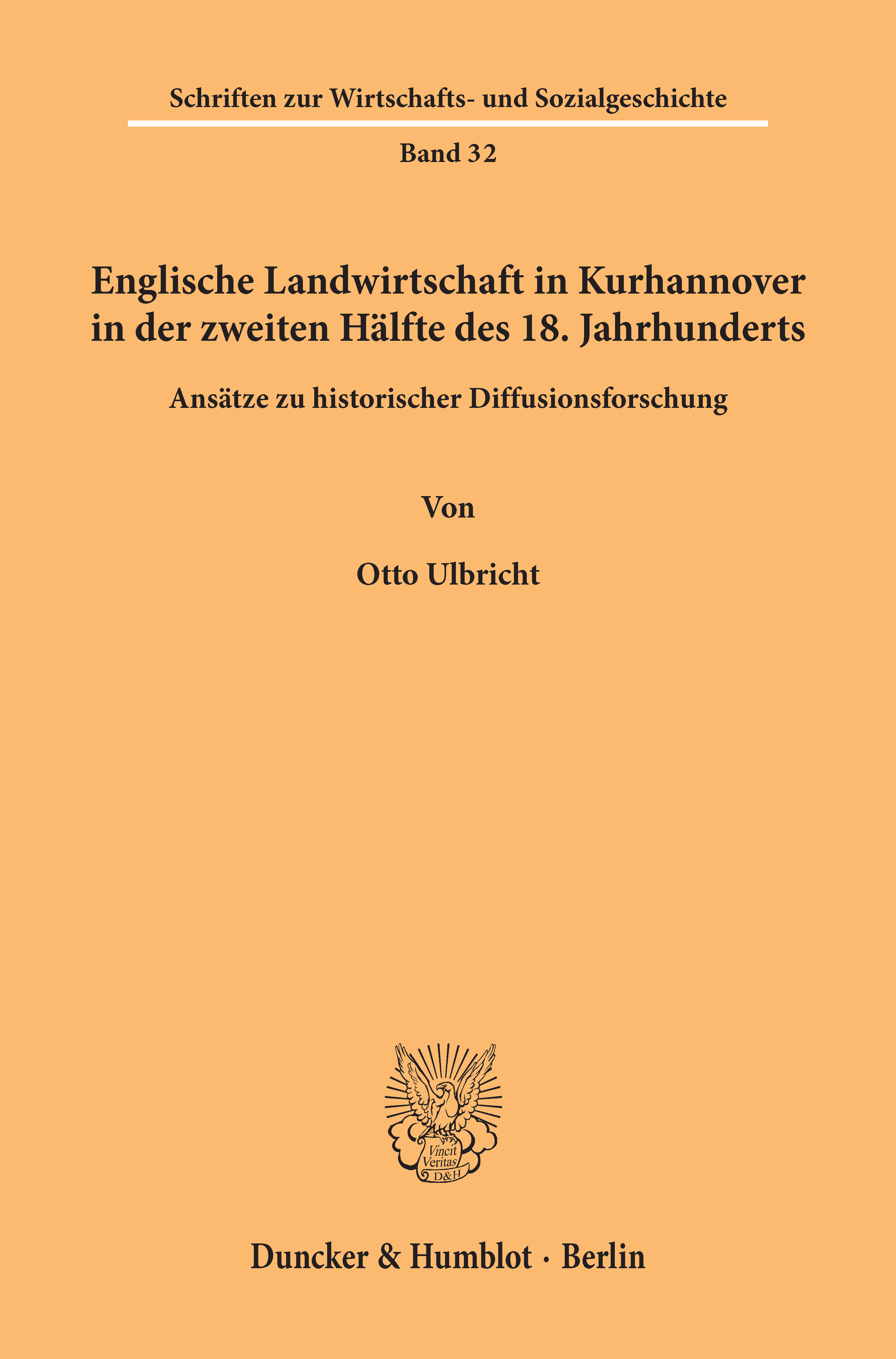 Englische Landwirtschaft in Kurhannover in der zweiten Hälfte des 18. Jahrhunderts