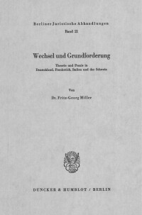 Wechsel und Grundforderung