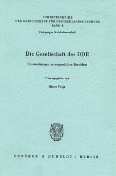 Die Gesellschaft der DDR Die Gesellschaft der DDR