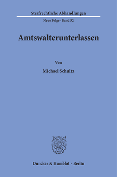 Amtswalterunterlassen Amtswalterunterlassen