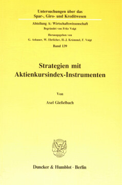 Strategien mit Aktienkursindex-Instrumenten Strategien mit Aktienkursindex-Instrumenten