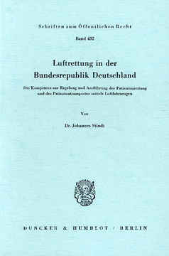 Luftrettung in der Bundesrepublik Deutschland Luftrettung in der Bundesrepublik Deutschland