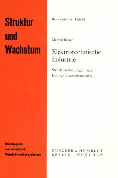 Elektrotechnische Industrie Elektrotechnische Industrie