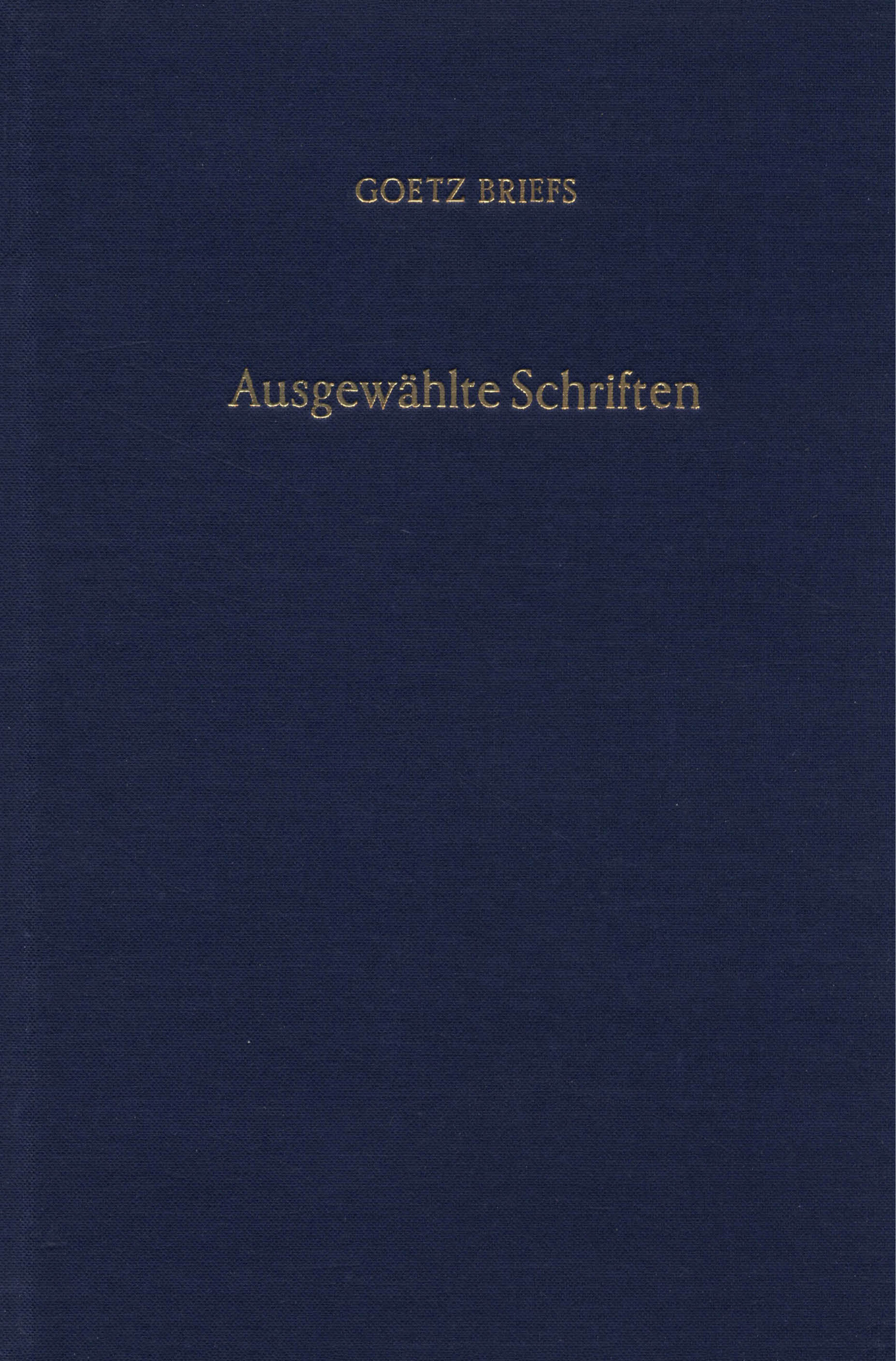 Ausgewählte Schriften