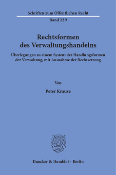 Rechtsformen des Verwaltungshandelns Rechtsformen des Verwaltungshandelns
