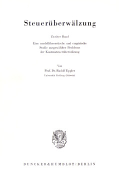 Steuerüberwälzung Steuerüberwälzung