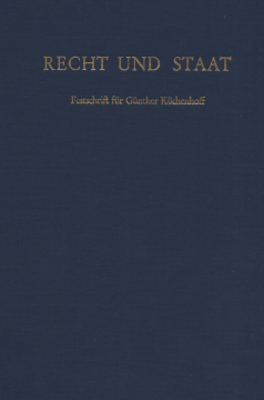 Recht und Staat Recht und Staat