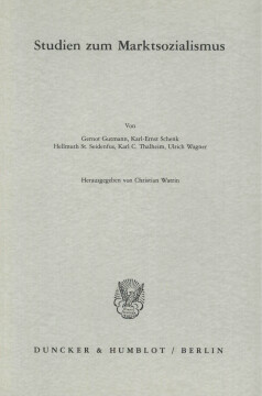 Studien zum Marktsozialismus Studien zum Marktsozialismus