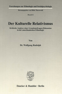 Der Kulturelle Relativismus