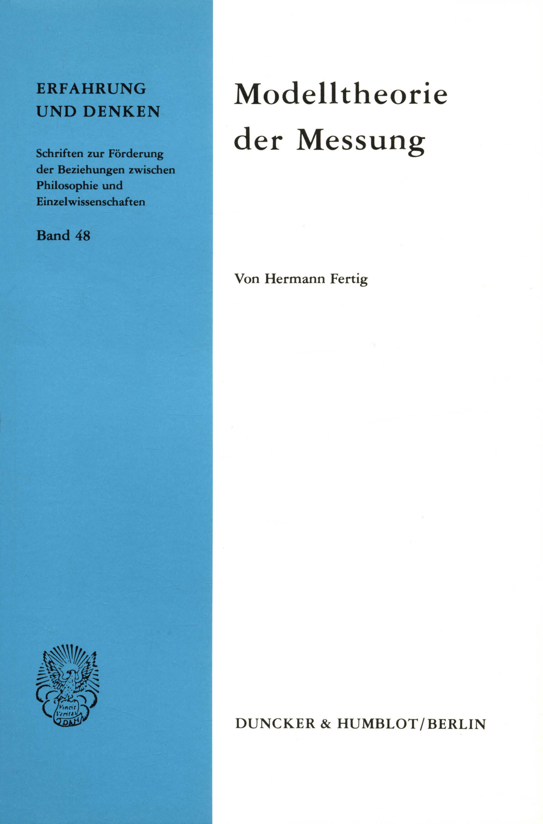 Modelltheorie der Messung