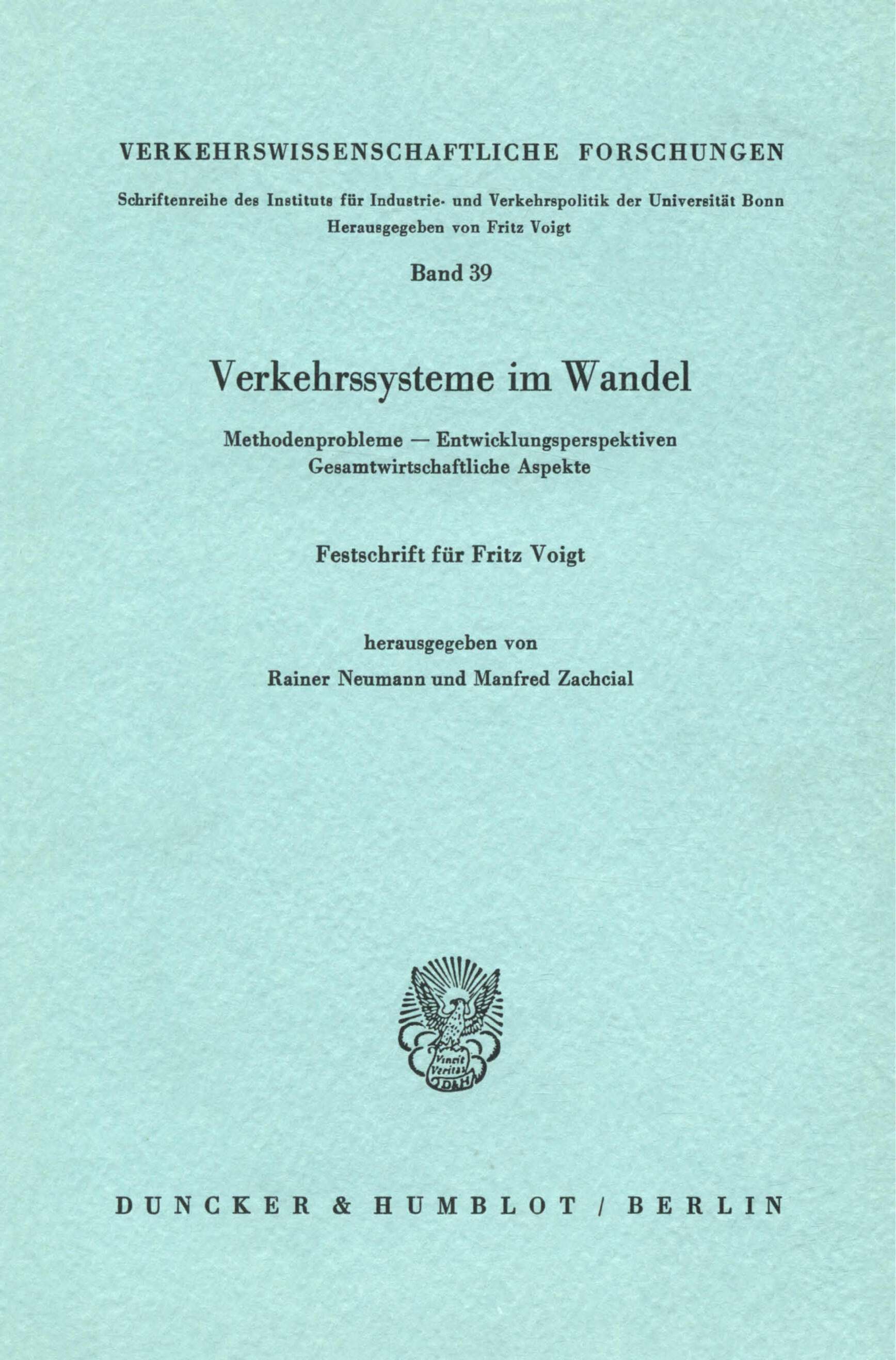 Verkehrssysteme im Wandel