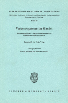 Verkehrssysteme im Wandel Verkehrssysteme im Wandel
