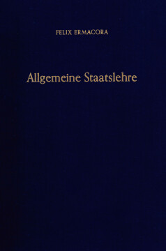 Allgemeine Staatslehre Allgemeine Staatslehre