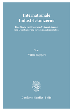 Internationale Industriekonzerne Internationale Industriekonzerne