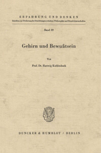Gehirn und Bewußtsein