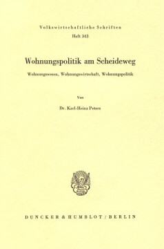 Wohnungspolitik am Scheideweg Wohnungspolitik am Scheideweg