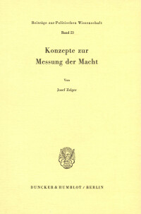Konzepte zur Messung der Macht