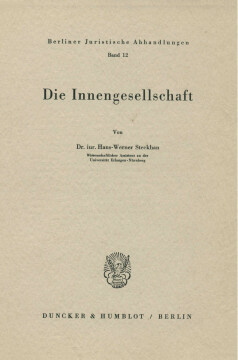 Die Innengesellschaft Die Innengesellschaft