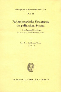 Parlamentarische Strukturen im politischen System