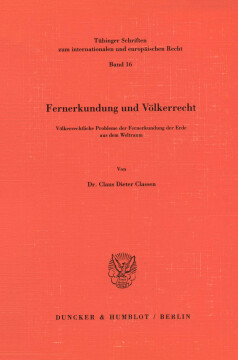 Fernerkundung und Völkerrecht Fernerkundung und Völkerrecht