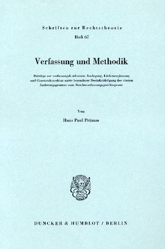 Verfassung und Methodik Verfassung und Methodik