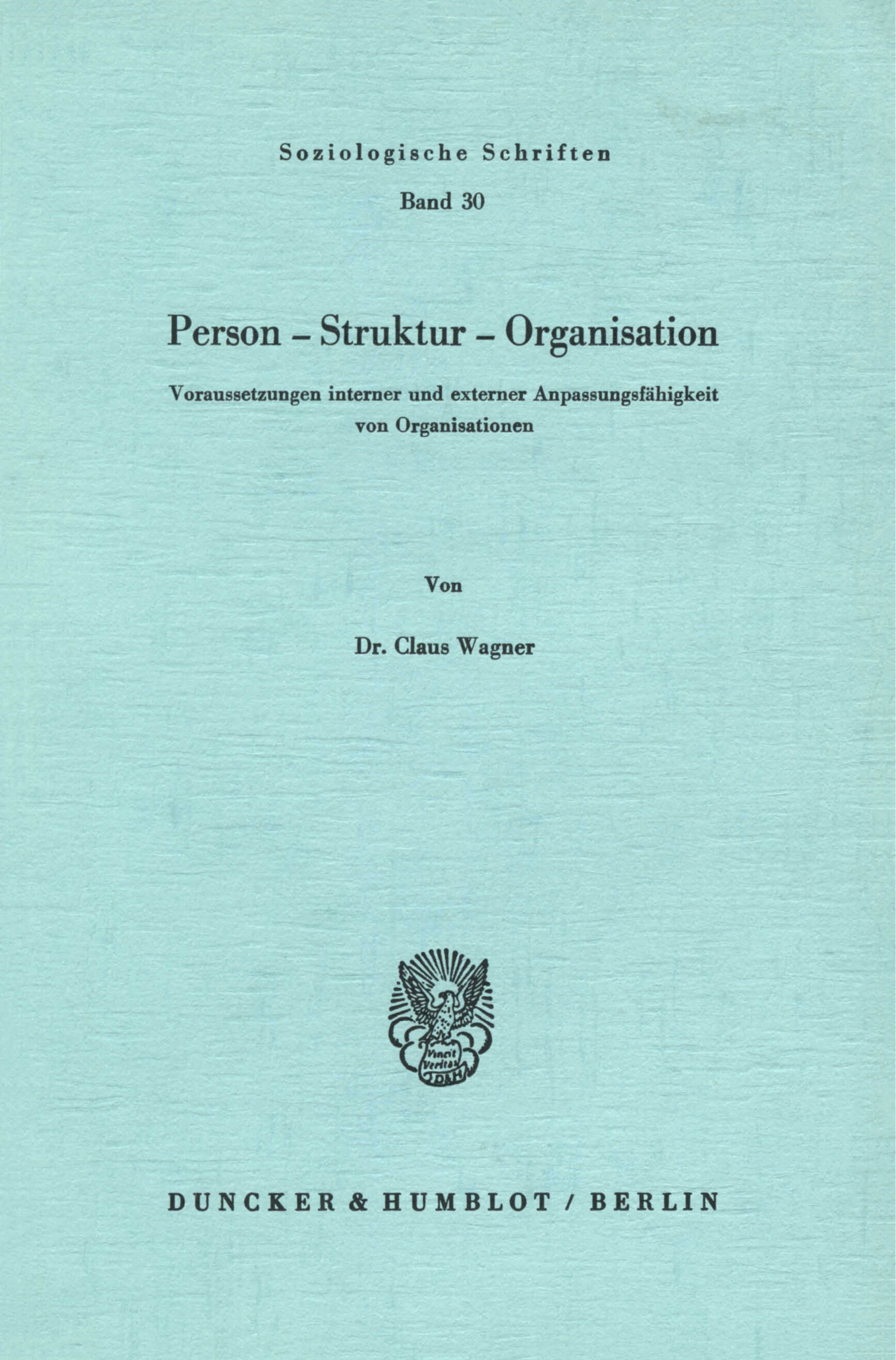 Person - Struktur - Organisation
