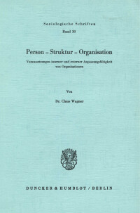 Person - Struktur - Organisation