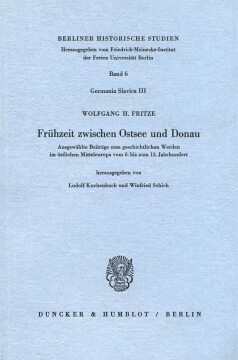 Frühzeit zwischen Ostsee und Donau Frühzeit zwischen Ostsee und Donau