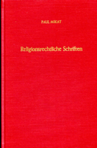 Religionsrechtliche Schriften