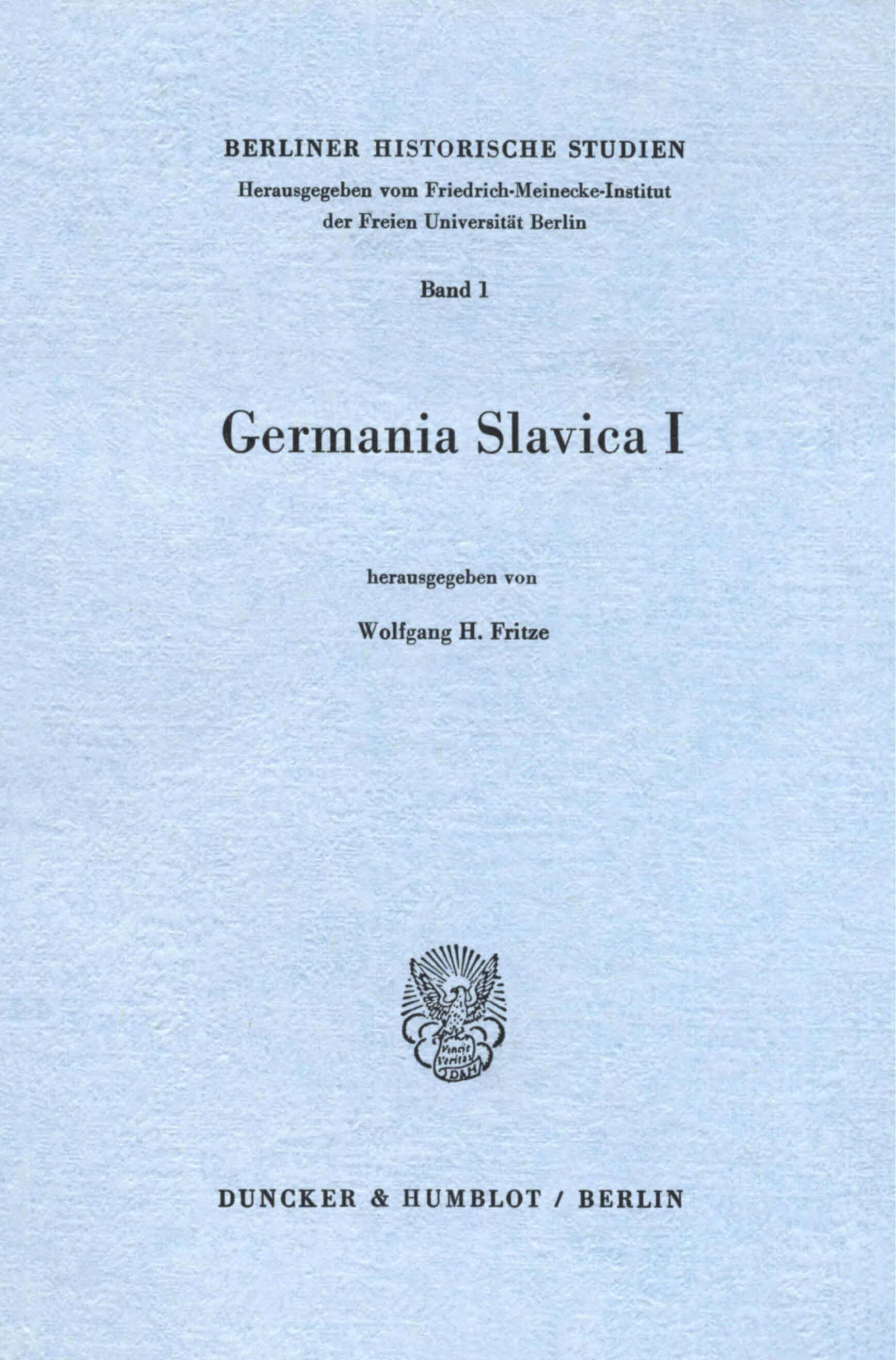 Germania Slavica I