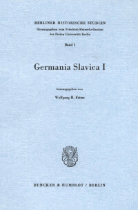 Germania Slavica I