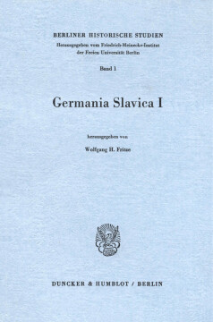 Germania Slavica I Germania Slavica I