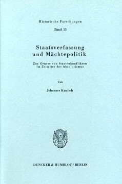 Staatsverfassung und Mächtepolitik Staatsverfassung und Mächtepolitik