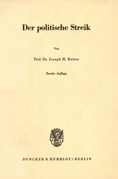 Der politische Streik Der politische Streik