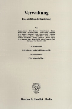 Verwaltung Verwaltung